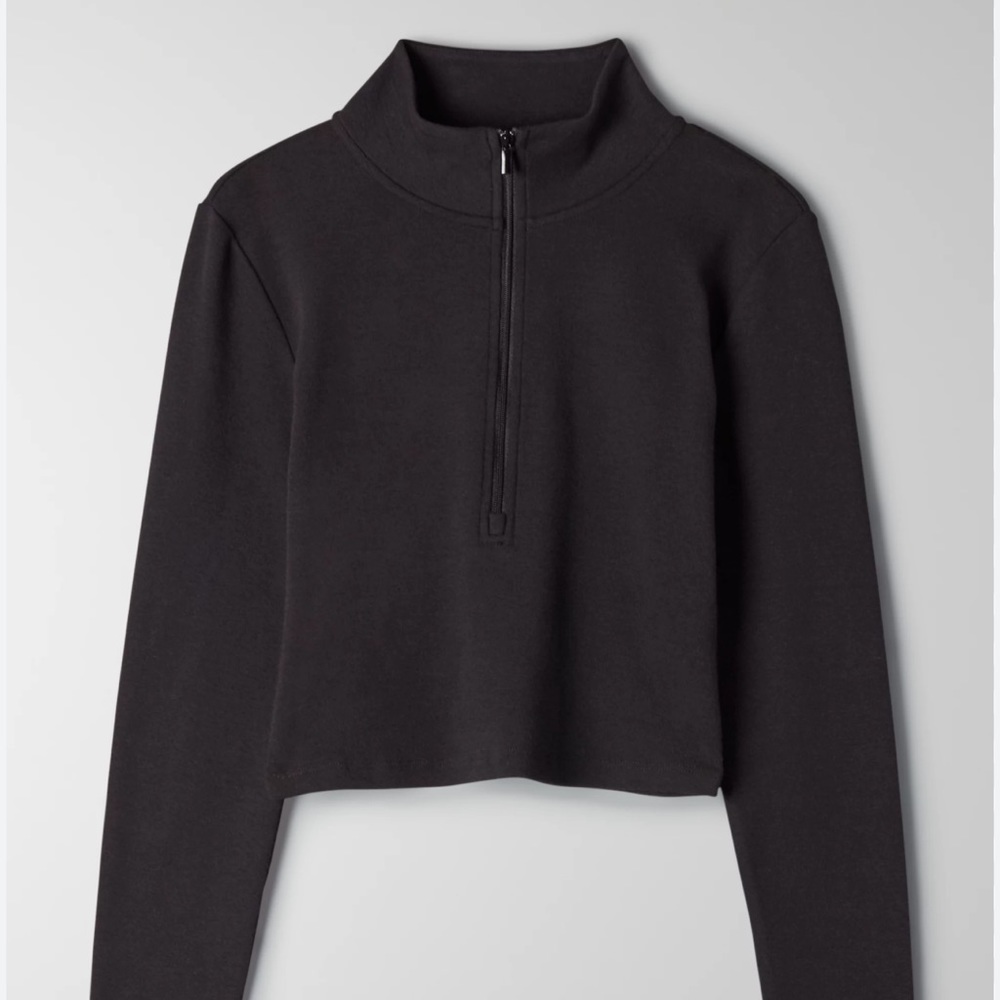 NWOT Aritzia Sunday Best Cropped Zip Up Top